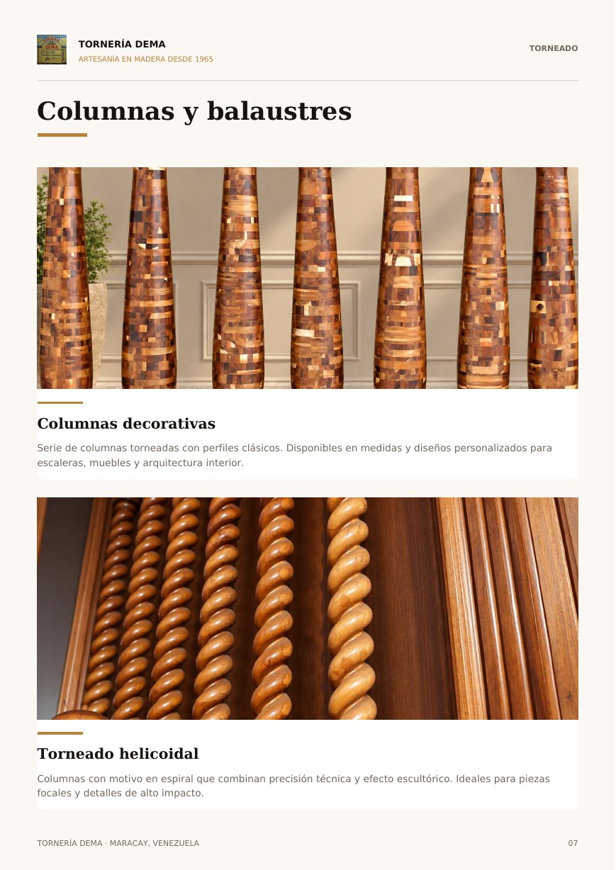 Página 7 del catálogo Tornería Dema